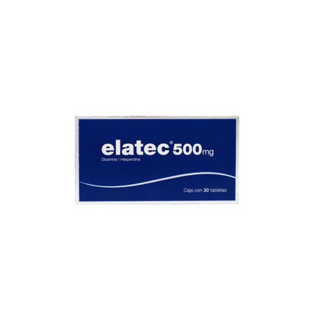 ELATEC (DIOSMINA/HESPERIDINA) TAB 500MG C30