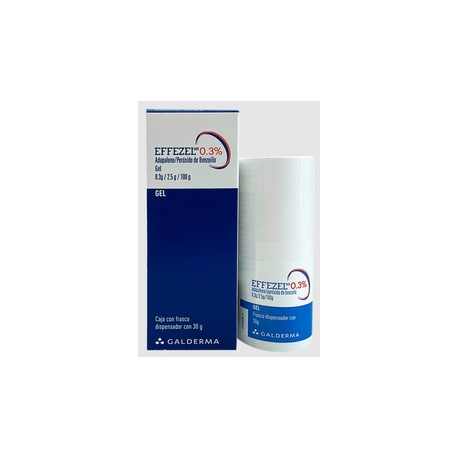 EFFEZEL (ADAPALENO/PEROXIDO DE BENZOIILO) GEL 0.3G/2.5G/100G 30G C1