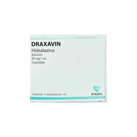 DRAXAVIN (HIDRALAZINA) AMP 20MG/1ML C5