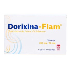 DORIXINA-FLAM (LISINA/DICLOFENACO) TAB 250MGT/50MG C14