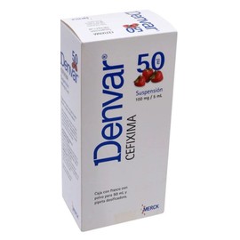 DENVAR (CEFIXIMA) SUSP 100MG/5ML 50ML