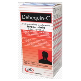 DEBEQUIN C (DEXTROMETORFANO/GUAIFENESINA) SOL AD 120MG