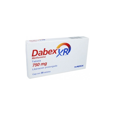 DABEX XR (METFORMINA) TAB 750MG C30