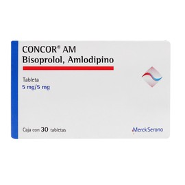 CONCOR AM (BISOPROLOL/AMLODIPINO) TAB 5MG/5MG C30