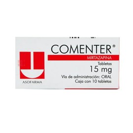 COMENTER (MIRTAZAPINA) TAB 15MG C10