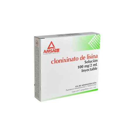 CLONIXINATO DE LISINA AMP 100MG/2ML C5
