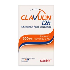 CLAVULIN 12H (AMOXICILINA/CLAVULANATO) SUSP 600/42.9MG 50ML