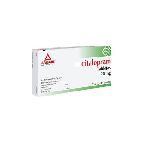 CITALOPRAM TAB 20MG C14 AMSA