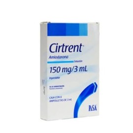 CIRTRENT (AMIODARONA) AMP 150MG/3ML C6