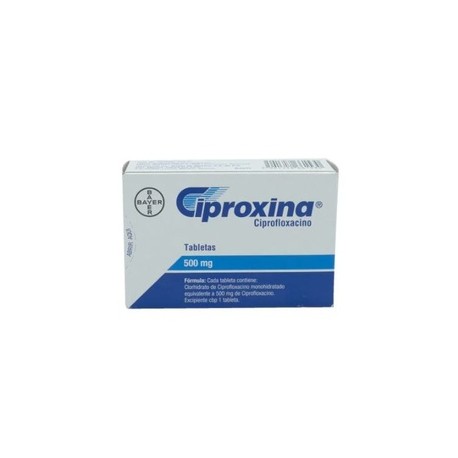 CIPROXINA (CIPROFLOXACINO) TAB 500MG C14