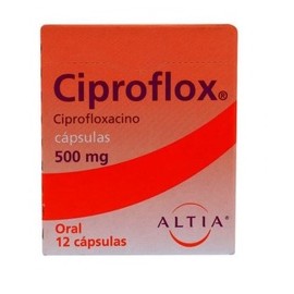 CIPROFLOX (CIPROFLOXACINO) CAP 500MG C12