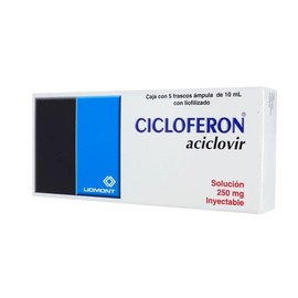 CICLOFERON (ACICLOVIR)FCO AMP 250MG/ML C5