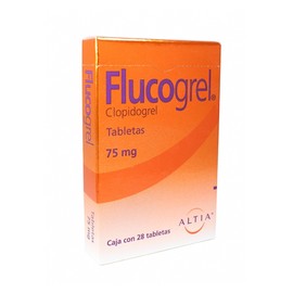 FLUCOGREL (CLOPIDOGREL) TAB 75MG C14