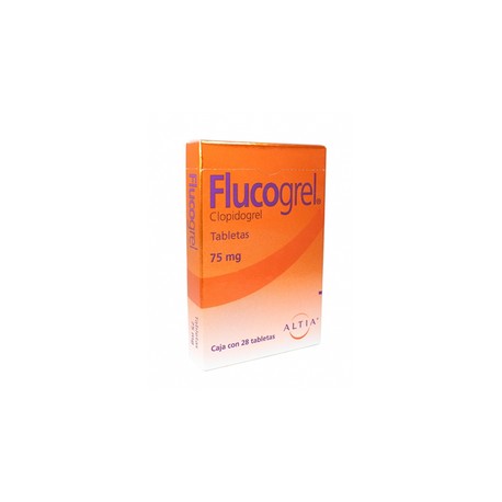 FLUCOGREL (CLOPIDOGREL) TAB 75MG C14
