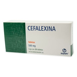 CEFALEXINA TAB 500MG C20 MAVER