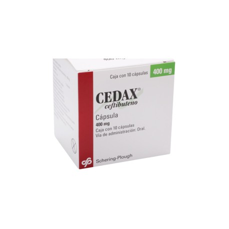 CEDAX (CEFTIBUTENO) CAP 400MG C10