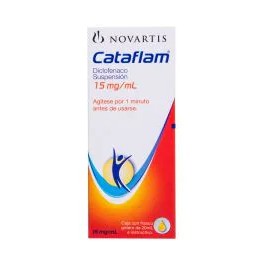 CATAFLAM (DICLOFENACO) SUSP 20ML C1