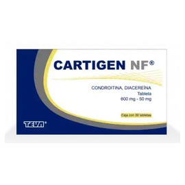 CARTIGEN NF (CONDROITINA/DIACEREINA) TAB 600MG/50MG C30