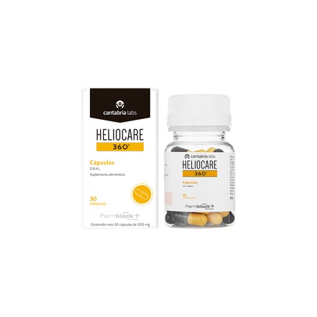 CANTABRIA HELIOCARE 360 CAP 500MG C30