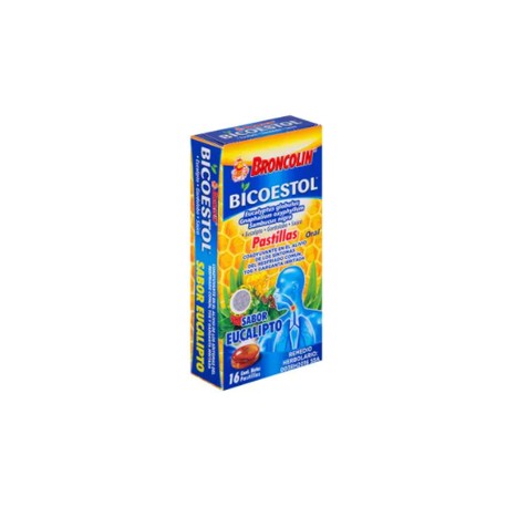 BRONCOLIN BICOESTOL EUCALIPTO PASTILLAS C16