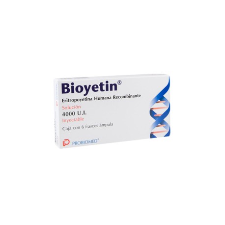 BIOYETIN (ERITROPOYETINA) 4000 UI / ML AMP C6