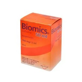 BIOMICS (CEFIXIMA) SUSP 100MG/5ML 50ML