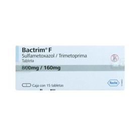 BACTRIM F (SULFAMETOXAZOL/TRIMETOPRIMA) TAB 800/160MG C15