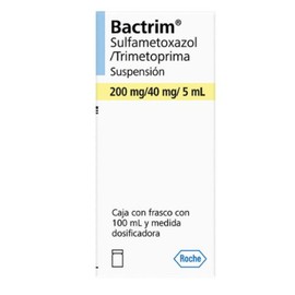 BACTRIM (SULFAMETOXAZOL/TRIMETOPRIMA) SUSP 200MG/40MG/5ML 100ML