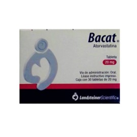 BACAT (ATORVASTATINA) TAB 20MG C30