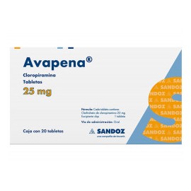 AVAPENA (CLOROPIRAMIDA) TAB 25MG C20