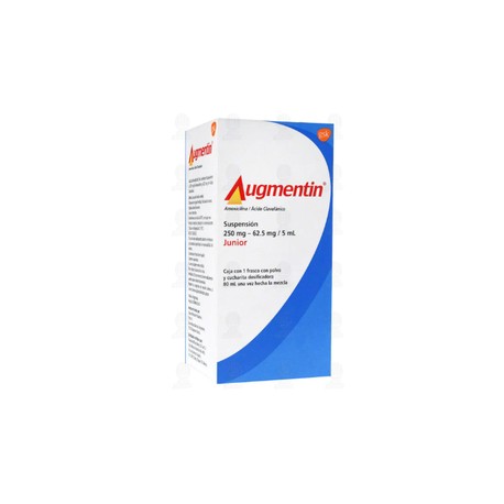AUGMENTIN JUNIOR (AMOXICILINA/CLAVULANATO) SUSP 250MG/62.5MG/5ML