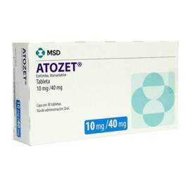 ATOZET (EZETIMIBA/ATORVASTATINA) TAB 10MG/40MG C30