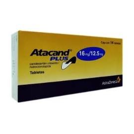 ATACAND PLUS (CANDESARTAN CILEXETILO/HIDROCLOROTIAZIDA) TAB 16MG/12.5MG C14