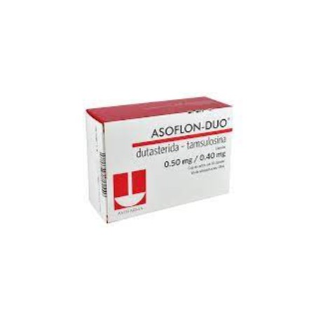 ASOFLON-DUO (DUTASTERIDA/TAMSULOSINA) CAP 0.50/0.40MG C30