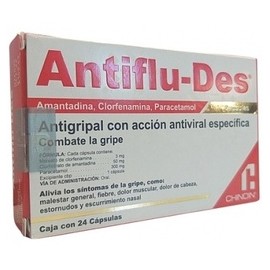 ANTIFLU-DES (AMANTADINA/CLOFERNAMINA/PARACETAMOL) TAB C24