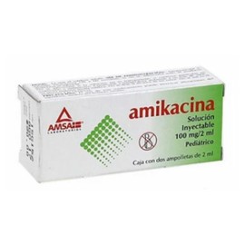 AMIKACINA AMP 100MG 2ML C2 AMSA