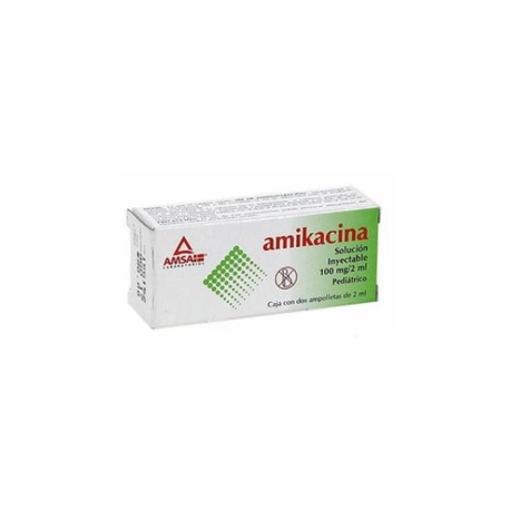 AMIKACINA AMP 100MG 2ML C2 AMSA