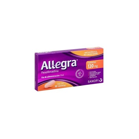 ALLEGRA (FEXOFENADINA) TAB 120MG C10