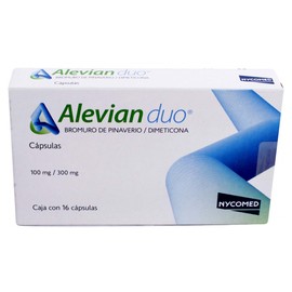 ALEVIAN DUO (PINAVERIO/DIMETICONA) CAP 100MG/300MG C16