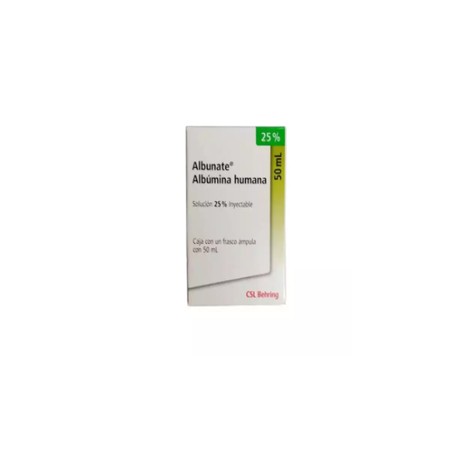 ALBUNATE 25% (ALBUMINA HUMANA) 12.5G FCO AMP 50ML