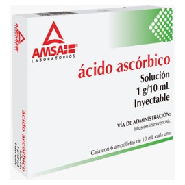 ACIDO ASCORBICO AMP 1G 10ML C6