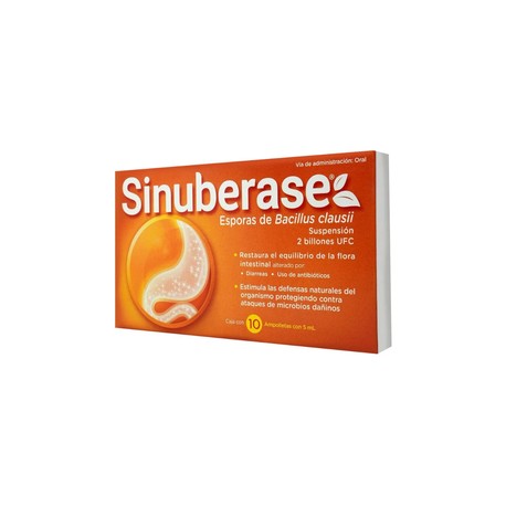 SINUBERASE (BACILLUS CLAUSII) AMP 5ML C10