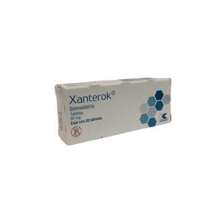 XANTEROK (SIMVASTATINA) TAB 20MG C30