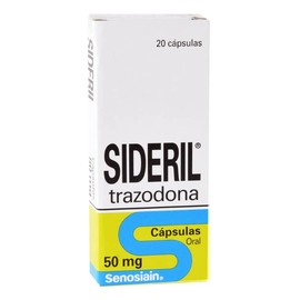 SIDERIL (TRAZODONA) CAP 50MG C20