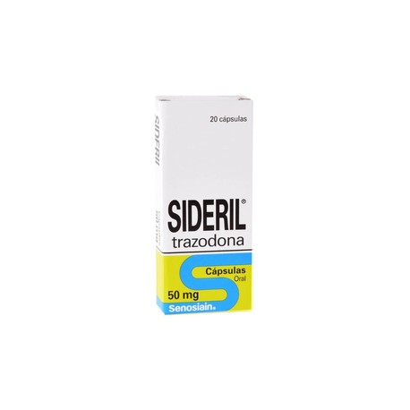 SIDERIL (TRAZODONA) CAP 50MG C20