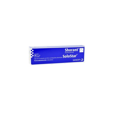 SHORANT SOLOSTAR (INSULINA GLULISINA)AMP 100UI 3ML