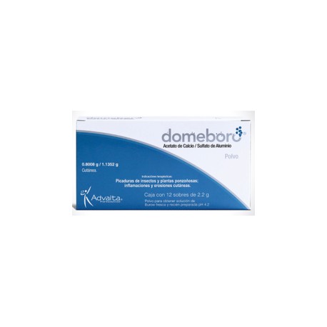 DOMEBORO (ACETATO CALCIO/SULFATO ALUMINIO) POLVO 2.2G C12