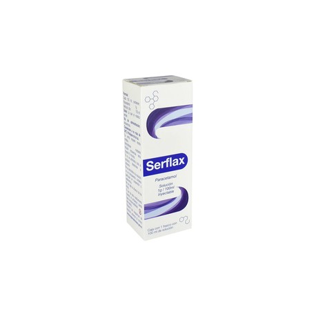 SERFLAX (PARACETAMOL) AMP 1G/100ML C1