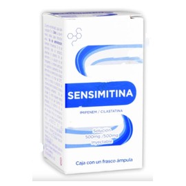 SENSIMITINA (IMIPENEM/CILASTATINA) AMP 500/500MG C1