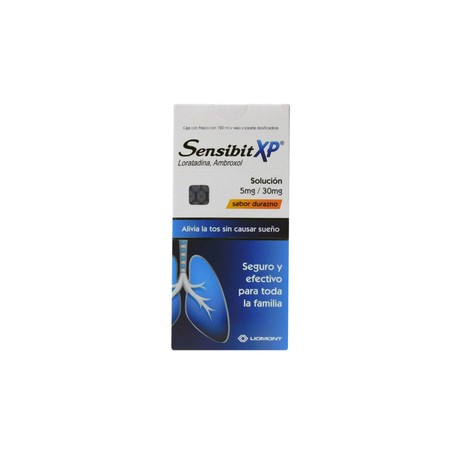 SENSIBIT XP (LORATADINA/AMBROXOL) SOL 5/30MG 120ML